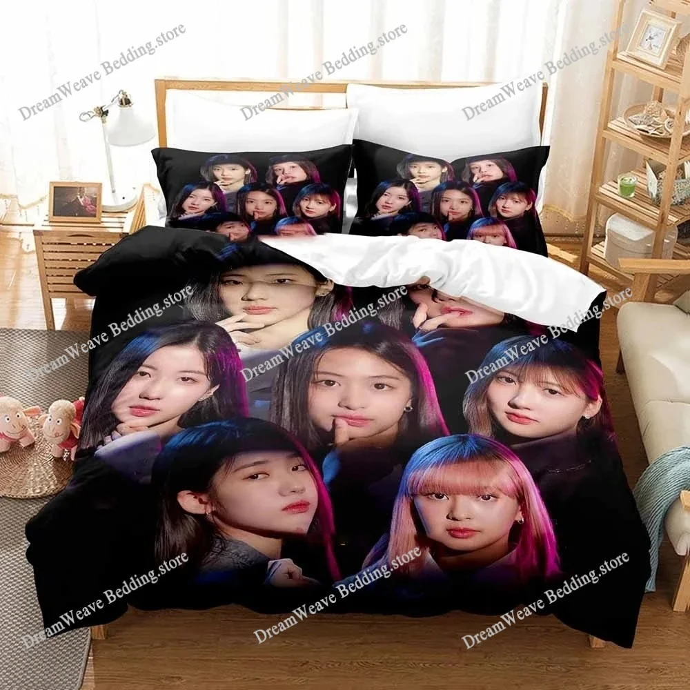 

Kpop BABYMONSTER Bedding Set Duvet Cover Bed Set Quilt Cover Pillowcase Comforter King Queen Size Boys Adult Bedding Set