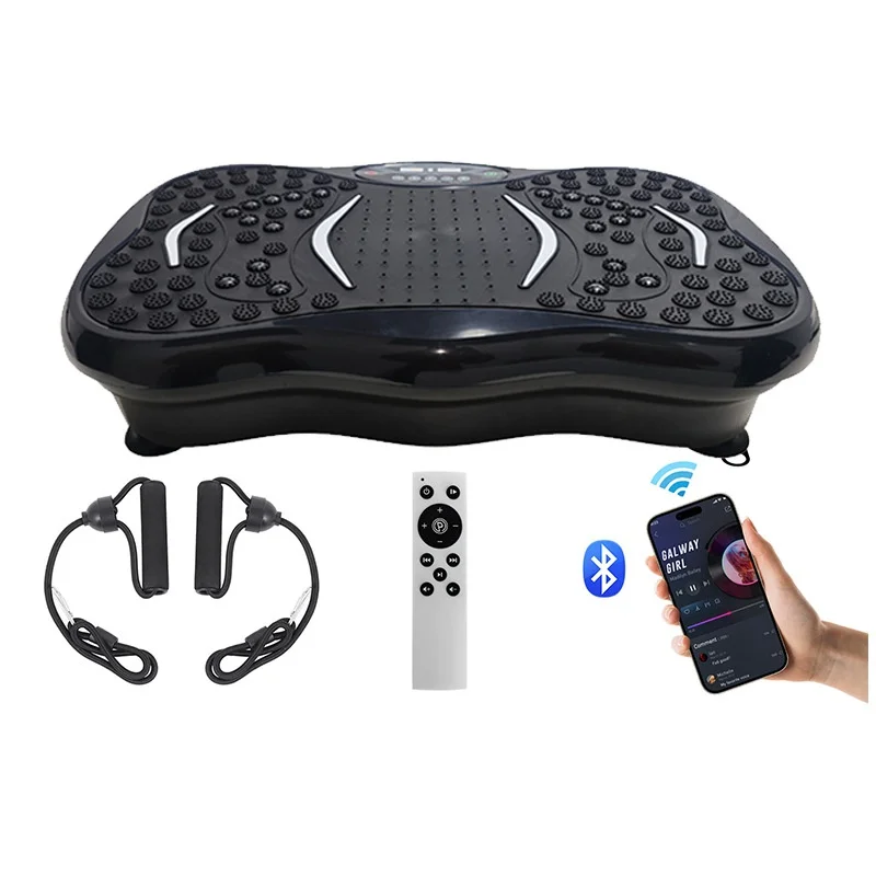 2026 New Fat Burning Machine Whole Body Vibration Home Use Electric Shaker Vibration Plate 150kg Max Load PC Material