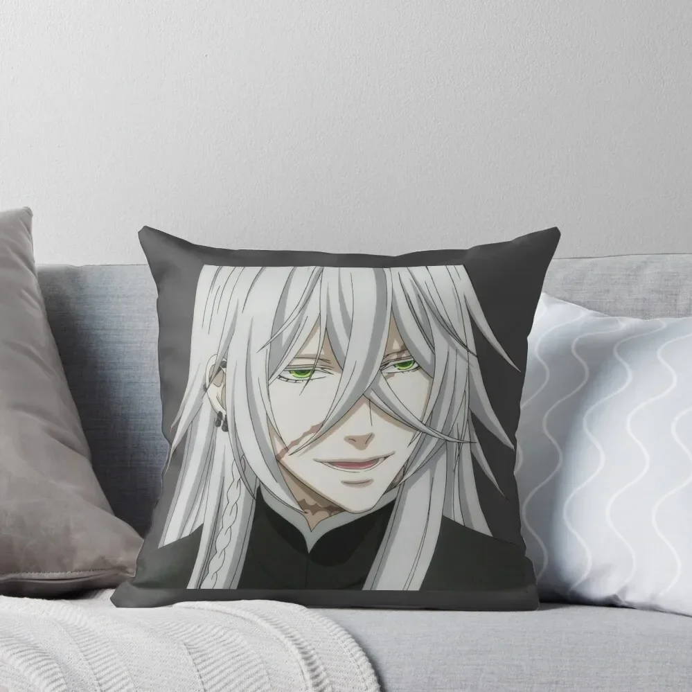 

Undertaker (Black Butler) Throw Pillow pillows decor home home decor items pillow cover christmas Decorative Sofa Cushion pillow