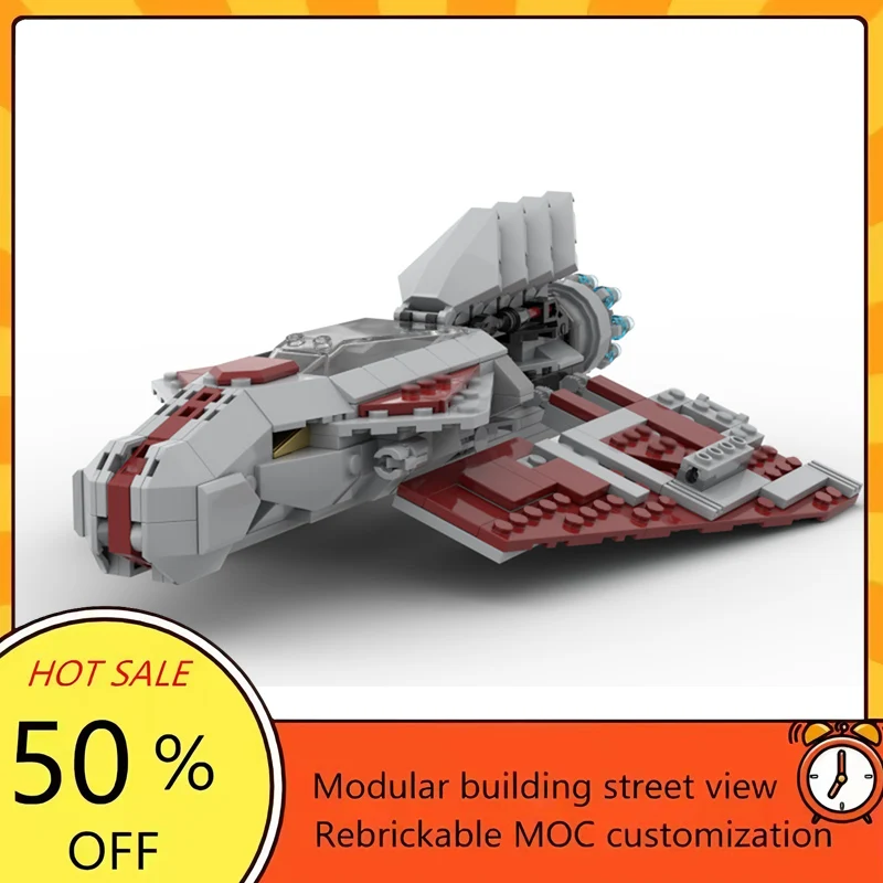 

Набор для сборки модели истребителя из 446 деталей по мотивам популярного фильма «Звездные войны», модульный конструктор, технологичный подарок, праздничный набор для детей