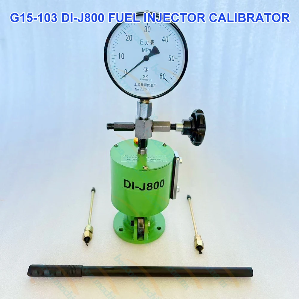 G15-103 DI-J800 Common Rail Pressure Tester Beacon Diesel Fuel Injector Nozzle Tester Simulator S60H
