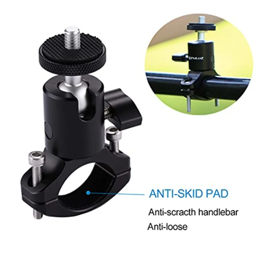 Uchwyt kierownicy PULUZ do kamery GoPro, motocyklowy uchwyt rowerowy, aluminiowy adapter do kamery rowerowej, uchwyt do GoPro Hero 12 11