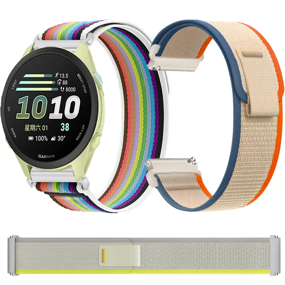 �y�Z�[�����z22mm 20mm �g���C���i�C�������[�v�X�g���b�v Garmin Forerunner 170 70 570 970 965 55 165�p �X�|�[�c���X�g�o���h Garmin Venu 4 3 45mm/Active 6�p