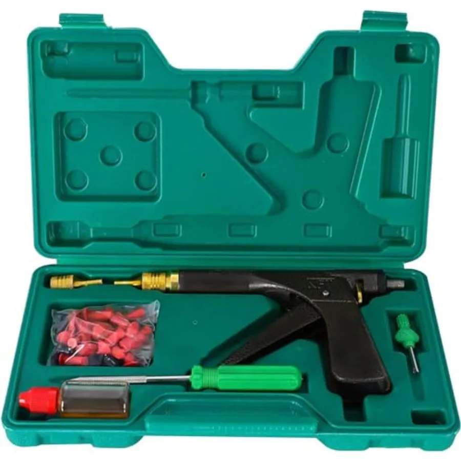 

Набор для ремонта бескамерных шин мотоциклов: 32 резиновые заглушки, пистолет для вакуумных заглушек, включая грибовидные заглушки, для кроссовых мотоциклов и квадроциклов