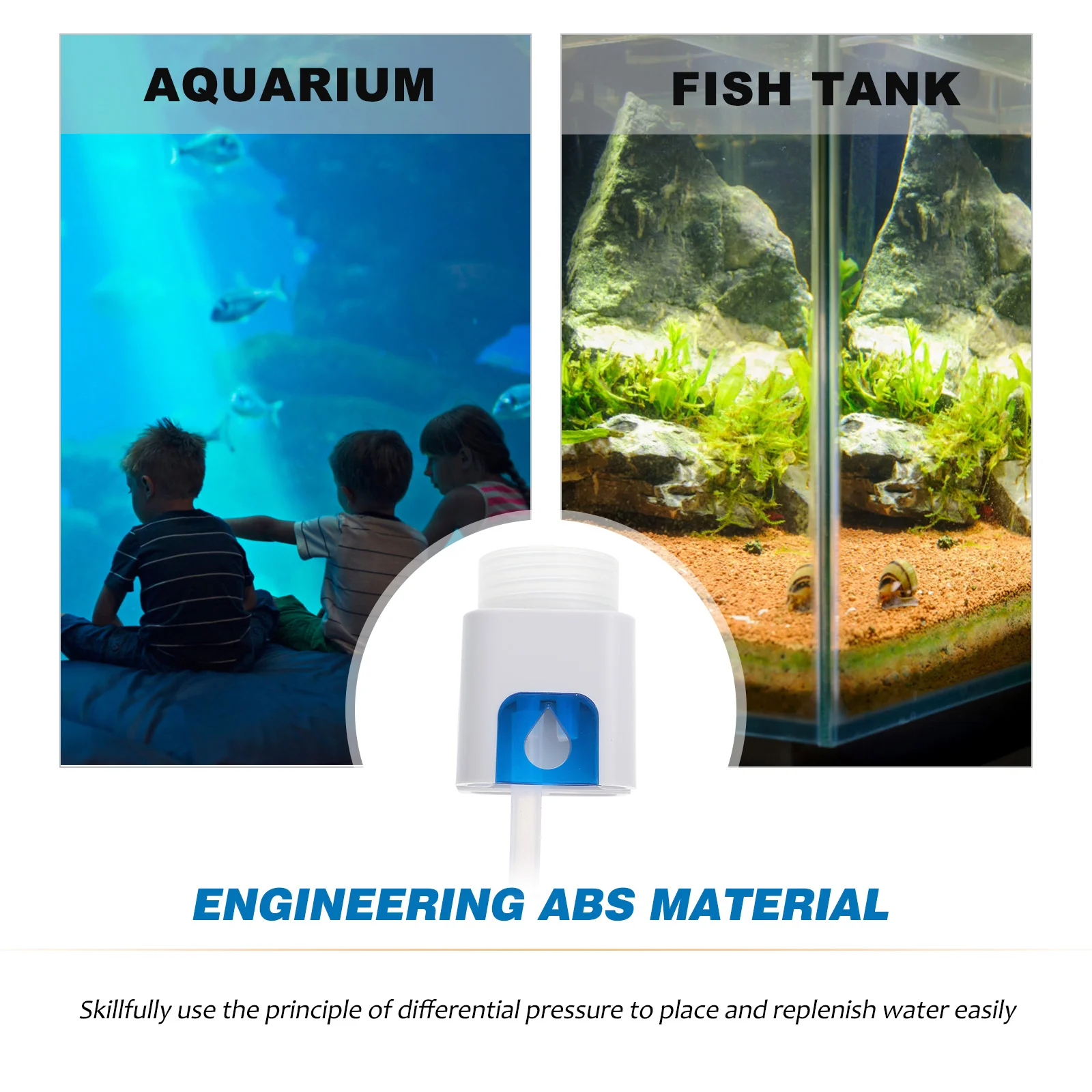 Aquarium Water Level Controller Automatic Fish Tank Refill Tool Sensor Easy Install Life Small Size Stops