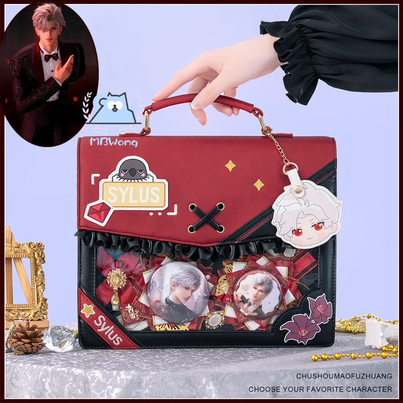 

Presell Game Love and Deepspace Sylus Cosplay Bag Themed Bag Backpack Sylus Props Anime JK Bag Pendant Halloween Carnival