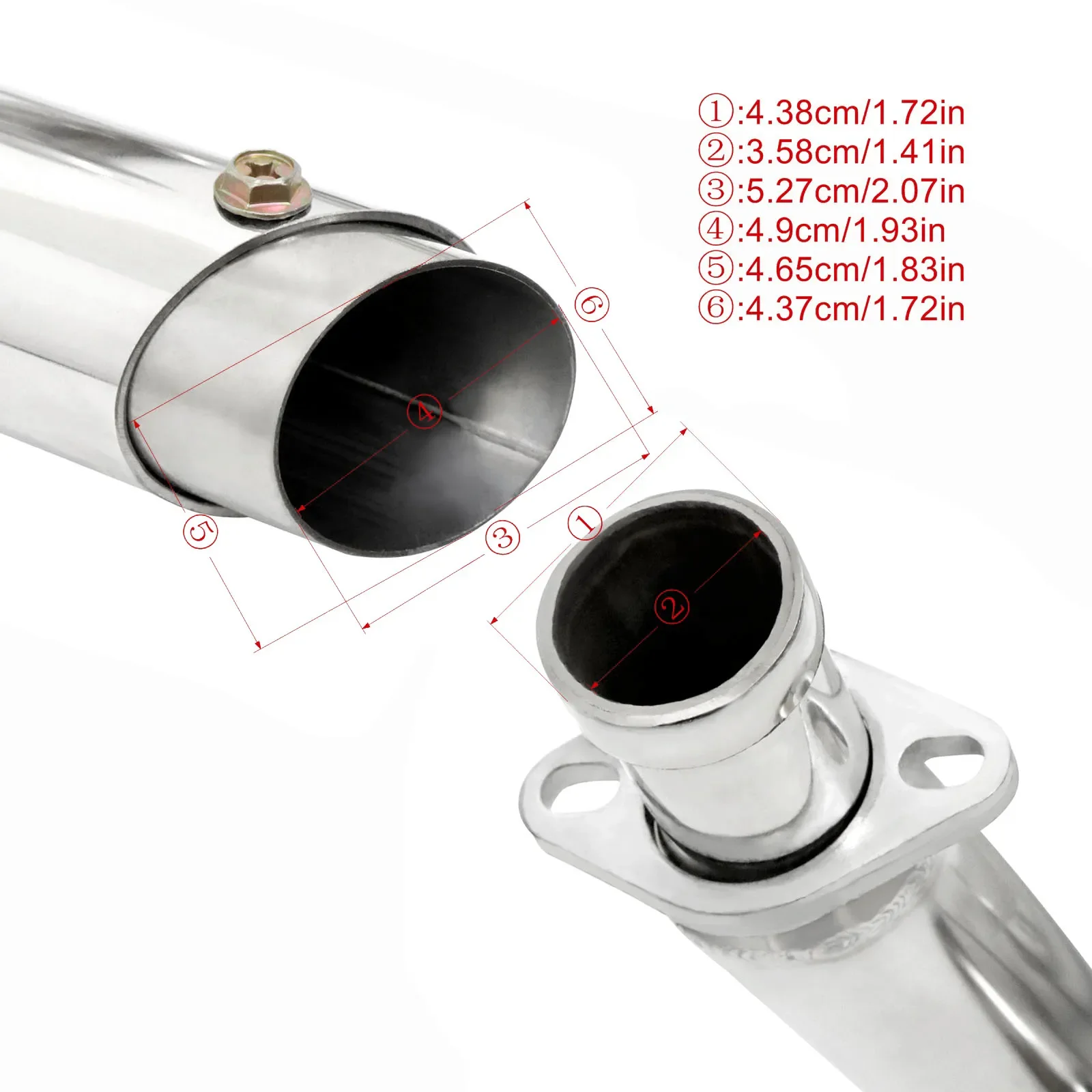 Full Stainless Steel Exhaust System Mufflers For Kawasaki VULCAN S VULCAN 900 EN900 S900 All Years VN900