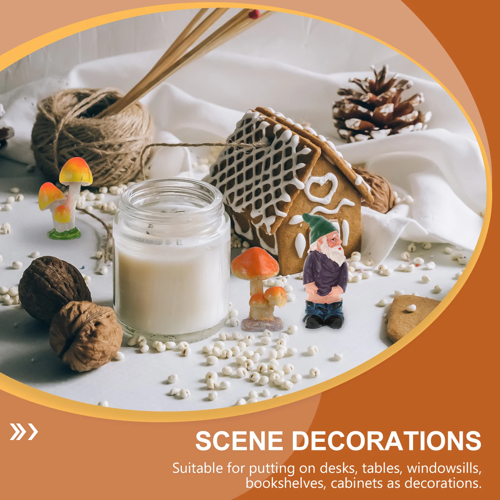 

1Pcs Resin Dwarf Statue Funny Garden Decor Waterproof Outdoor Ornament Lovely Gift Garden Decor Resin Statue Artwork