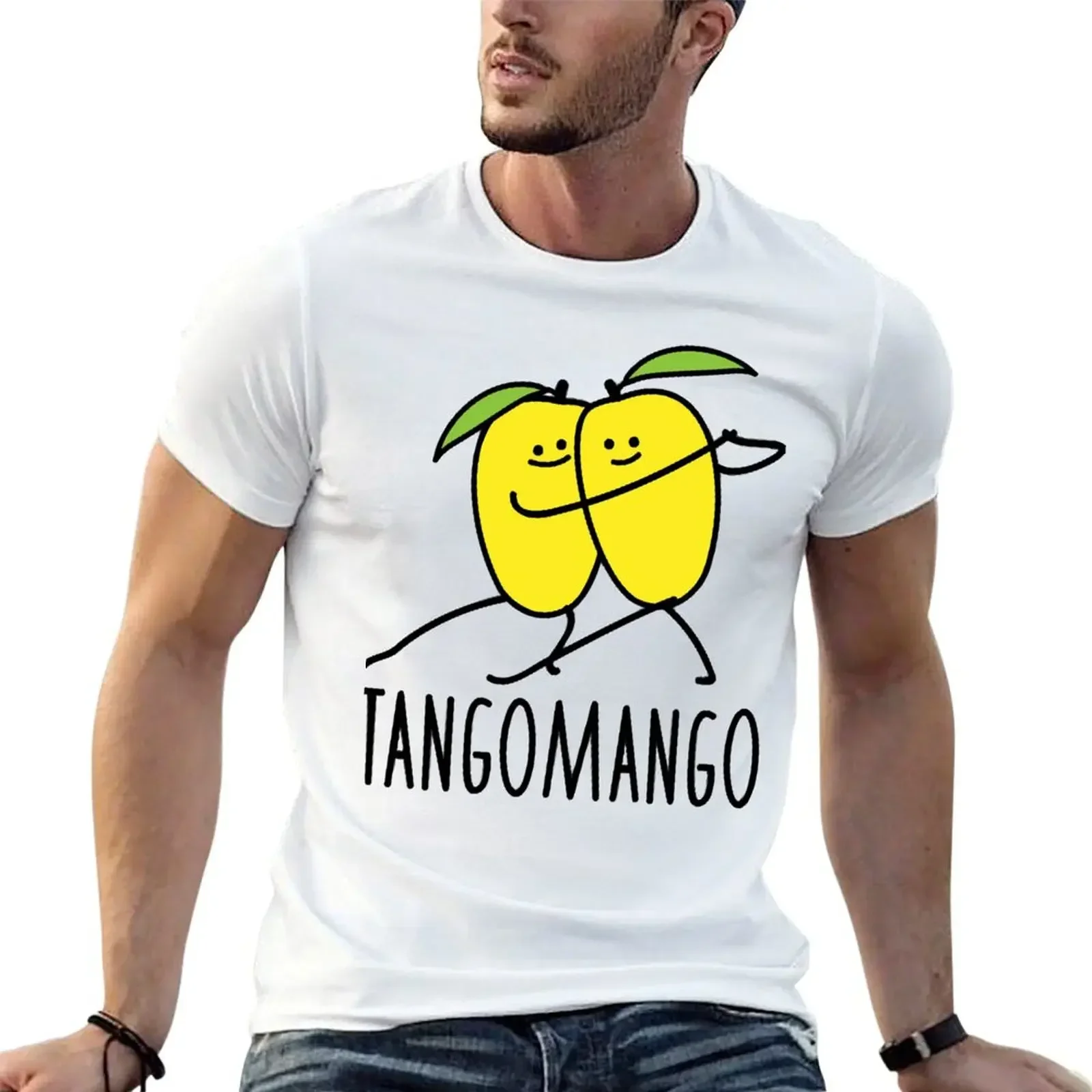 Tango Mango T-Shirt anime tshirt customs summer clothes cute tops mens t shirt