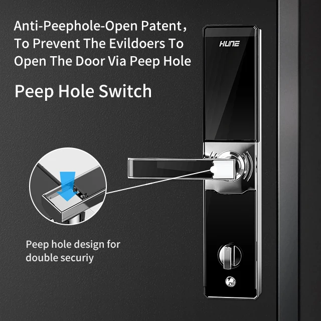 Smart Rfid Card Hotel Lock Electric Digital Lock Safe Finger Print Password Gate Door Lock