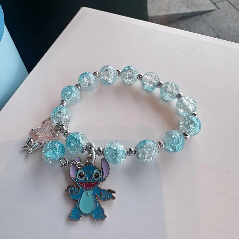Anime Lilo und Stitch Cartoon Bild Kristall Armband Niedlichen Koreanischen Schmuck Freund Student Armband Dekoration Weihnachten Geschenke
