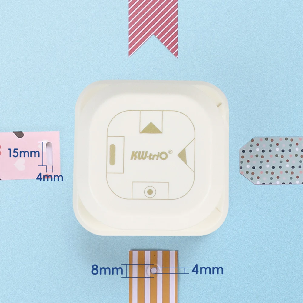 4 in 1 Tag Punch Corner Rounder Cutter Paper Label Punch for Scrapbooking Card for DIY Paper Card Photo Card Making Supplies