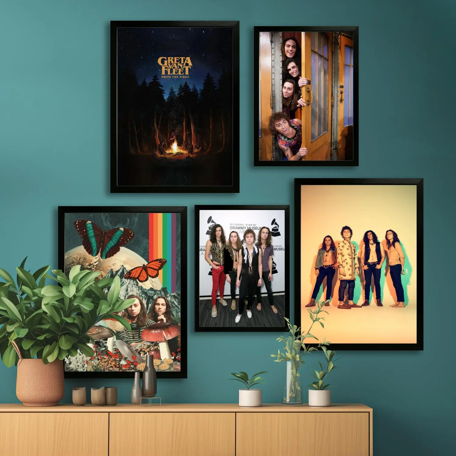 greta van fleet Canvas Art Poster and Wall Art, Picture Print, Modern Family, Bedroom Decor, Posters,Decorative painting