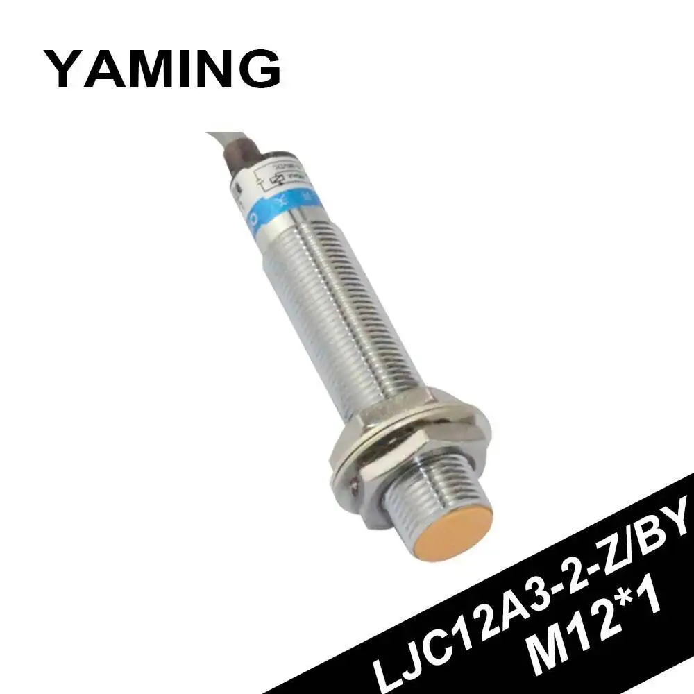 السعة نوع الاستشعار LJC12A3-2-Z/بواسطة DC ثلاثة أسلاك PNP/NPN السائل موقف القرب التبديل NO/NC الكهربائية M12 #1