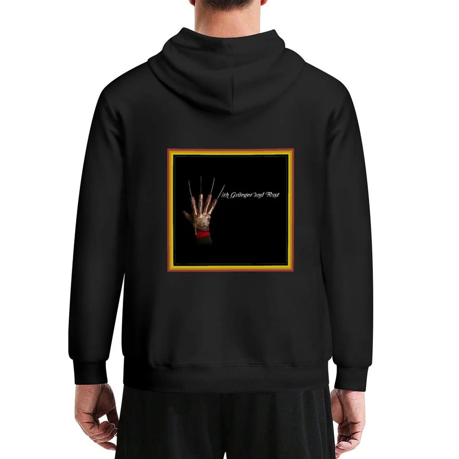 Con Grueger y Rust Sudadera con capucha para hombre, ropa de diseñador para hombre, ropa estética, ropa de estilo coreano, sudaderas con capucha para hombre