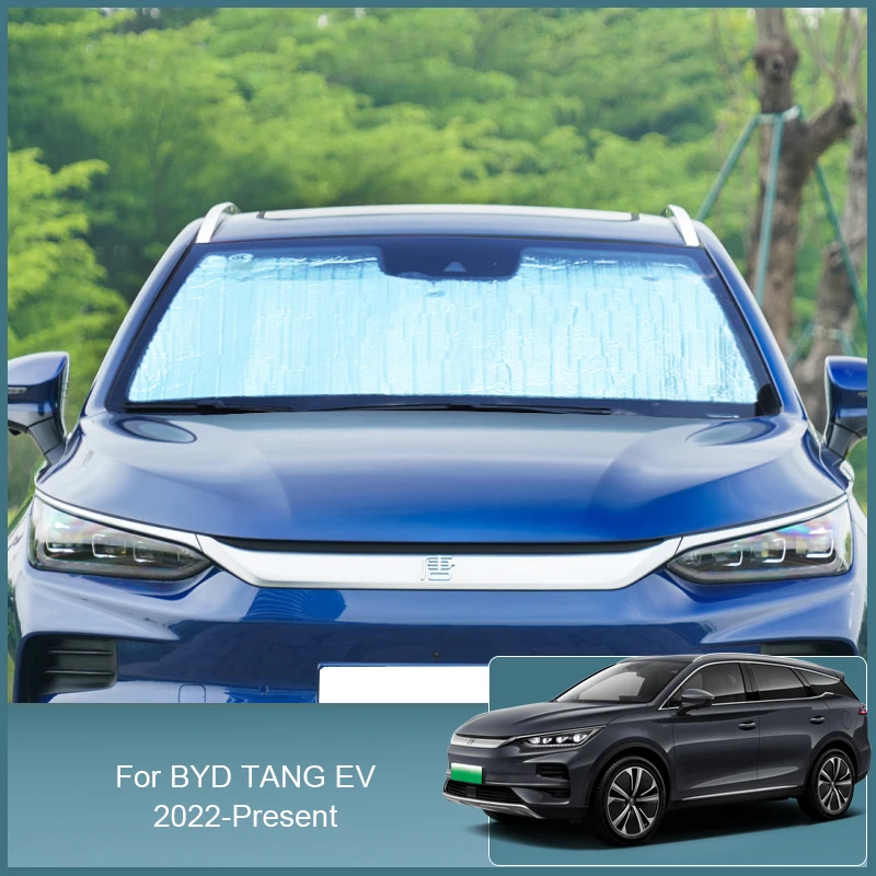 

Car Front Rear Windshield Sunshades UV Protection Side Window Curtain Sun Shade Visor Accessories For BYD TANG EV 2022 2023 2024