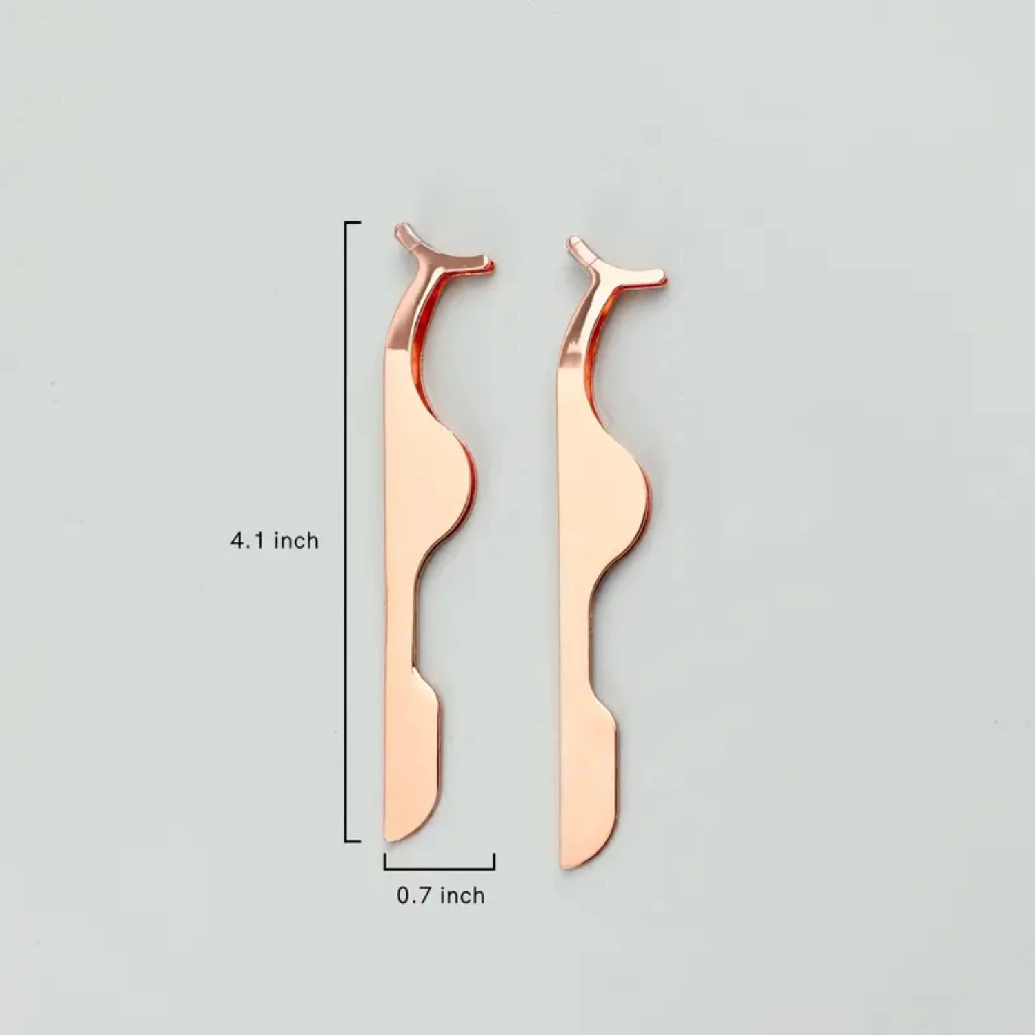 Пинцет-аппликатор для наращивания ресниц из нержавеющей стали розового золота с прецизионными насадками - профессиональный аппликатор для ресниц для Ea