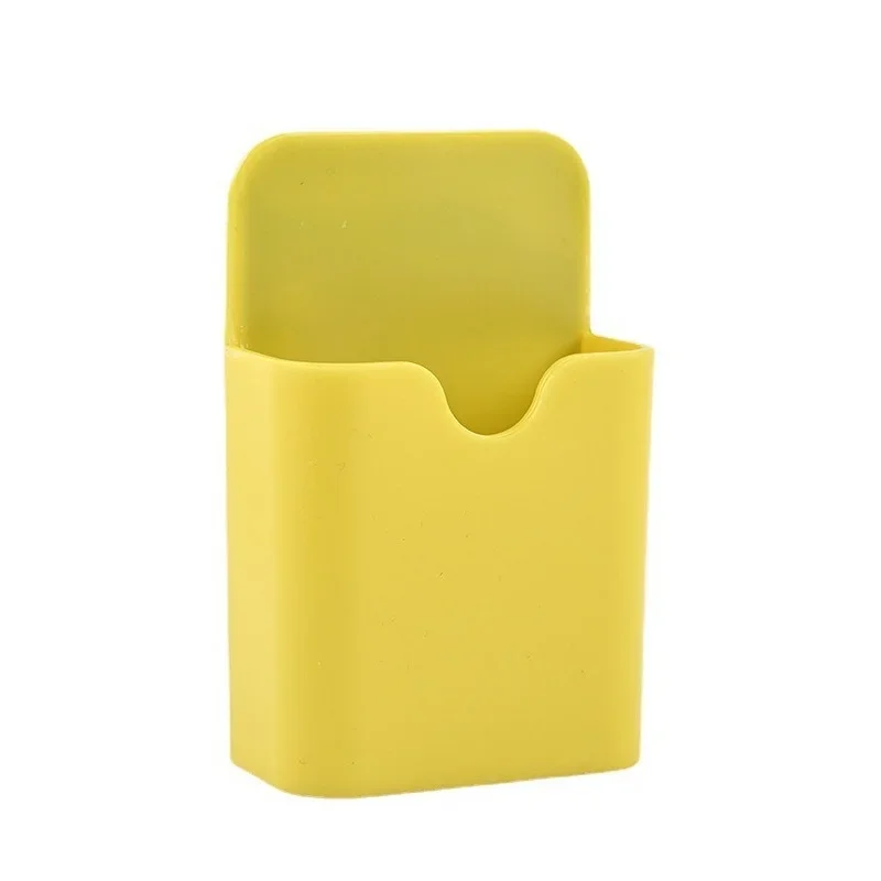 Wall Mounted Stationery Storage Box with Sticker Pen Holder for Bedroom Washroom School