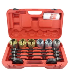 26pcs Master Press and Puller Sleeve Kit Bearings Bushes Seals Removal Tool Car Repair Tool