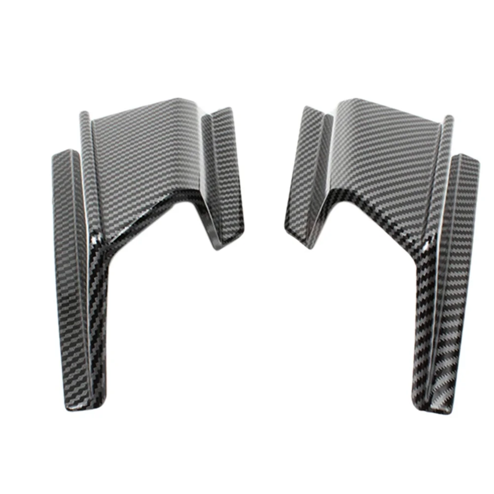 

2 Pcs Motorcycle Modification Front Spoiler Motorbike Side ABS Rear Cool Exterior Decoration