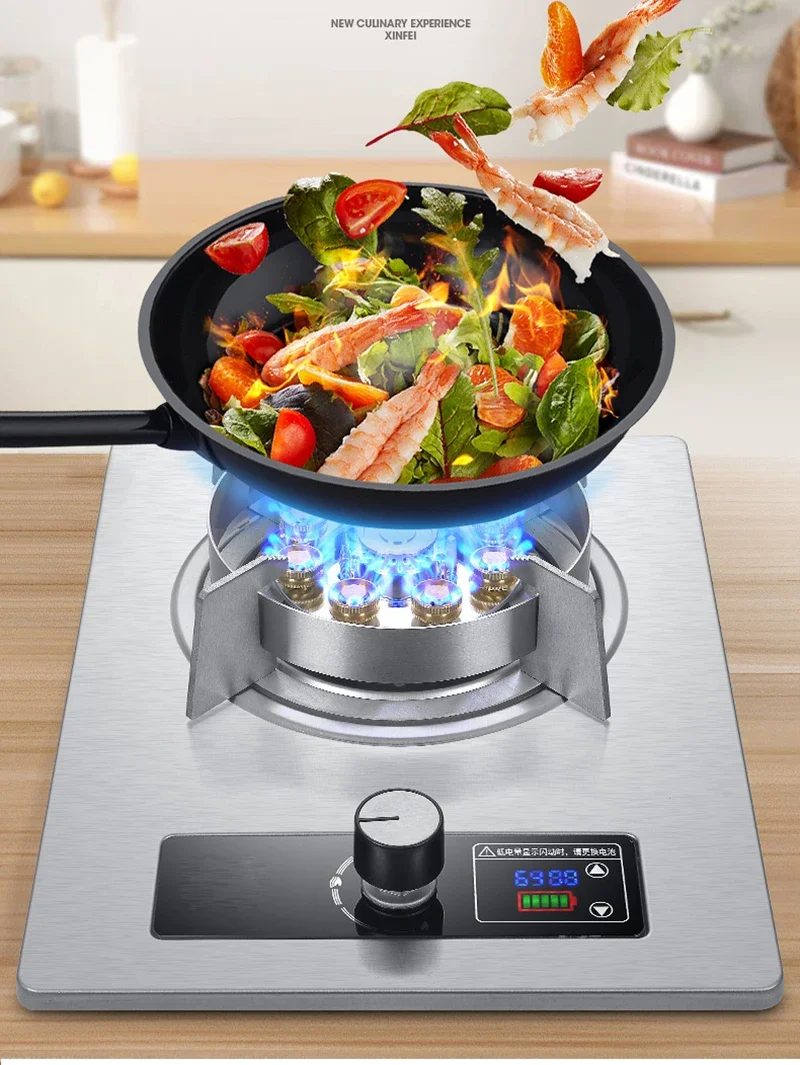 4.5 KW/5.2kw/7kw gazowa płyta kuchenna pojedyncza kuchenka do upłynniania domowego pojedyncza płyta węglowa wbudowana pojedyncza