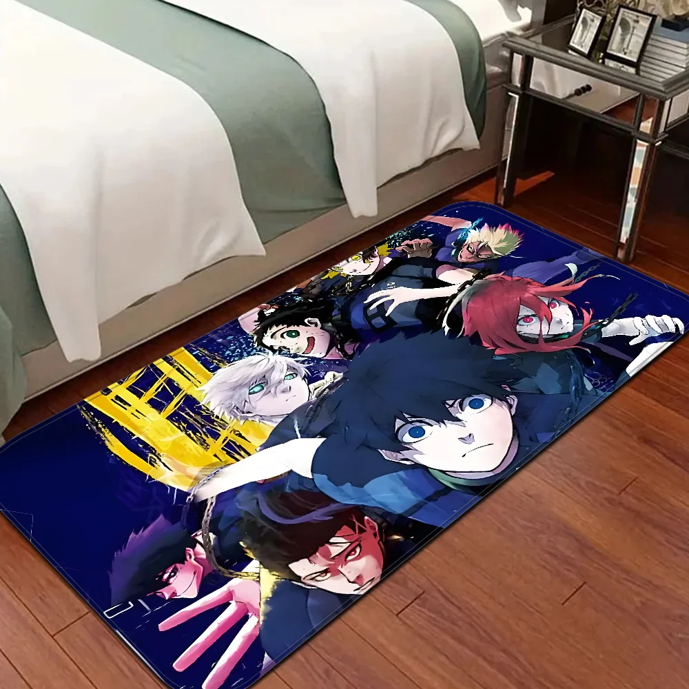 

Anime Blue Lock Bathroom Mat Anti-slip Absorb Water Long Strip Cushion Bedroon Mat Welcome Doormat