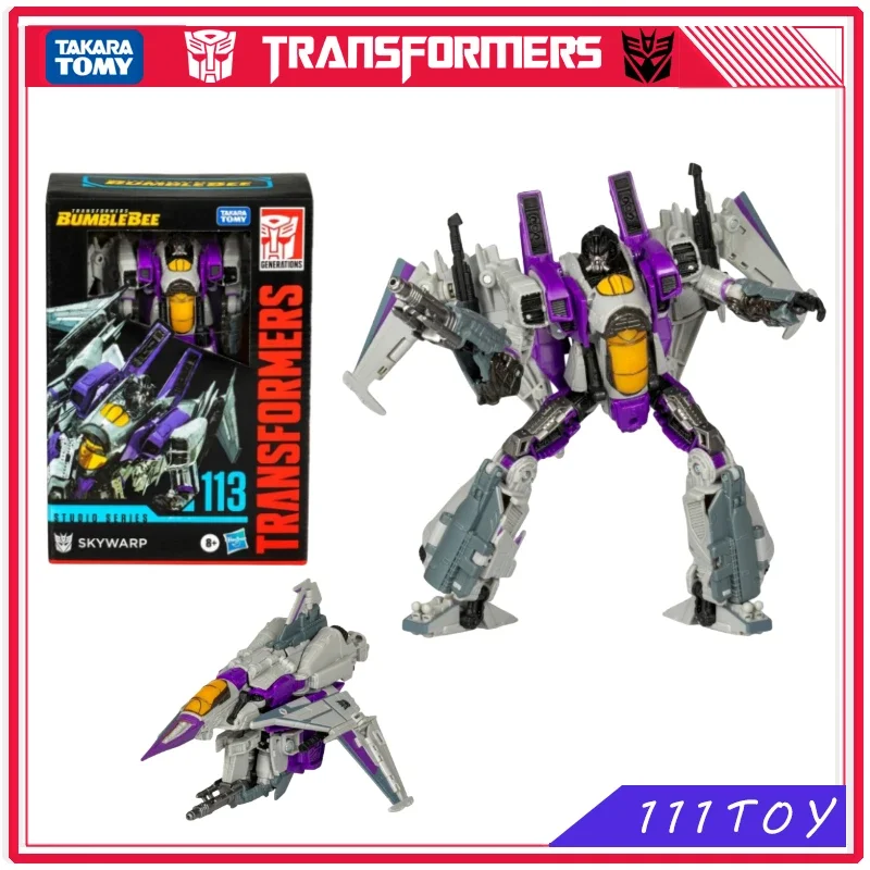 In Stock Takara Tomy Transformers Studio Series SS113 Voyage Class Skywarp Anime Figures Robot Toys Action Figure Gifts Hobbies