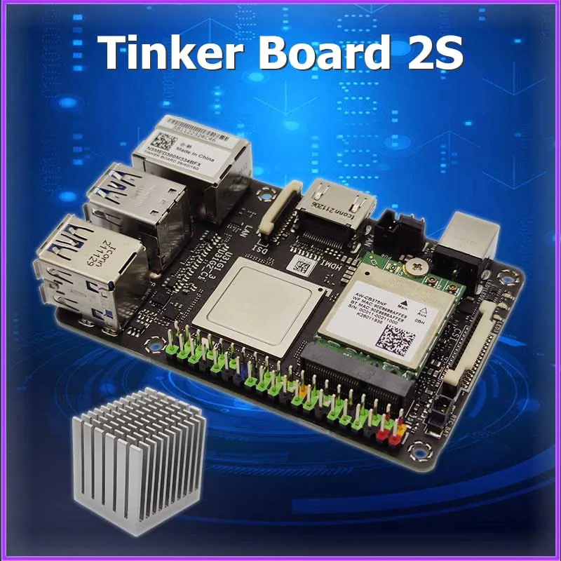 

ASUS Tinker Board 2S Rockchip RK3399 Одноплатный компьютер/SBC Поддержка Android 10/Ubuntu Tinkerboard 2S/Tinker2S