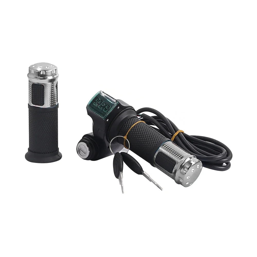 12V-90V Handgriff-Geschwindigkeitsregler mit LED-Digitalanzeige, Spannungsanzeige, Verriegelungsschalter, universell für Elektroroller – Detail 18
