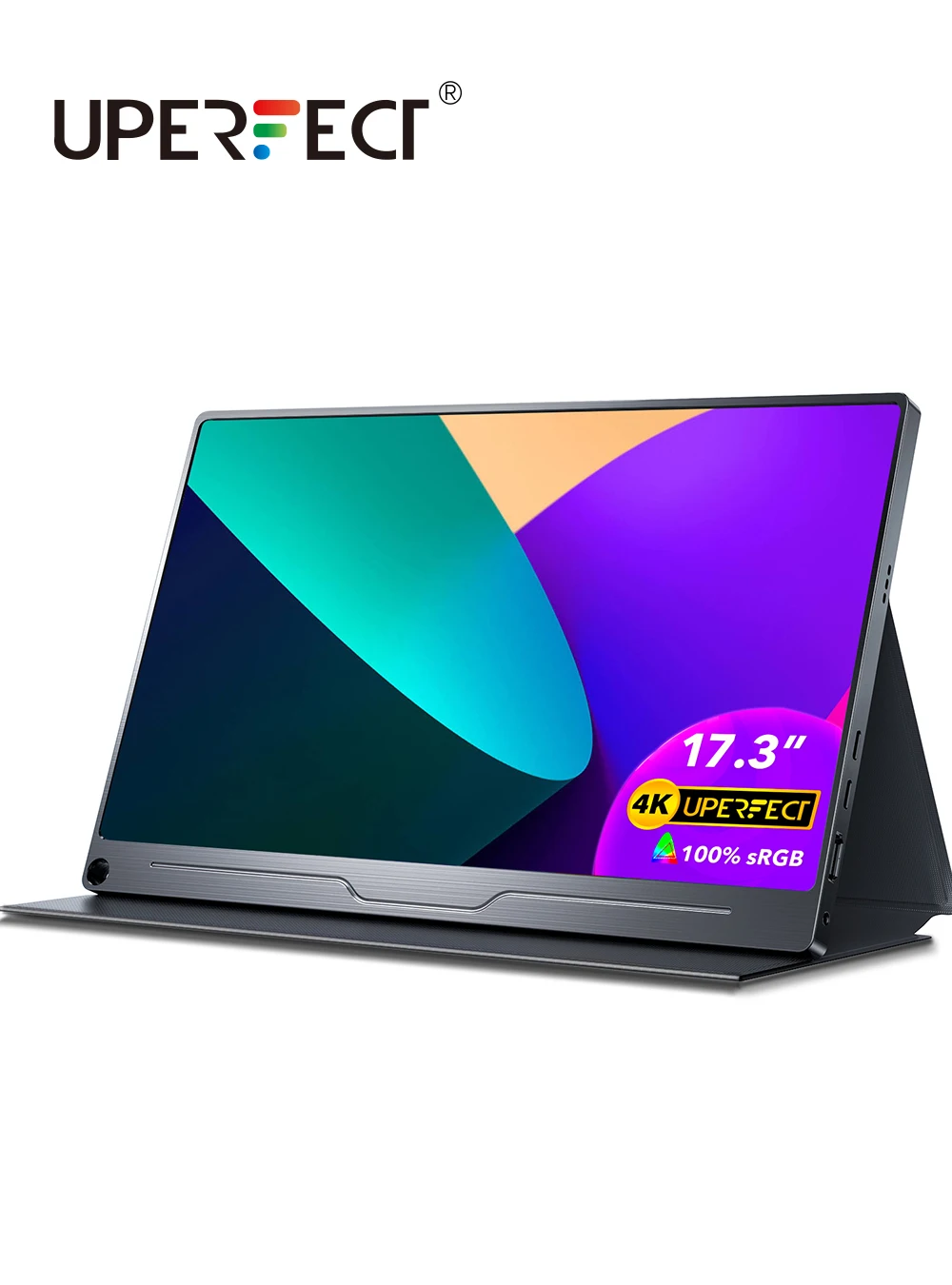 

UPERFECT Truely Компьютерный монитор 4K 17,3 дюйма IPS UHD 500 Nit Яркость 3840X2160 USB C HDR FreeSync Динамик Type-C HDMI OTG VESA