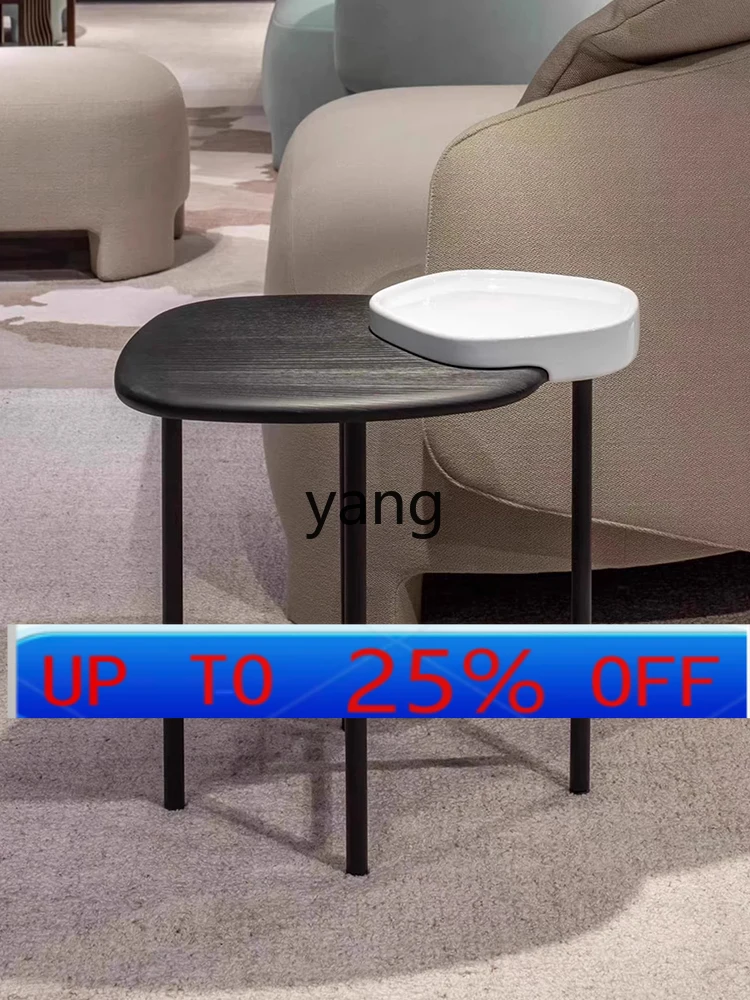

ltt Freehand Space Minimalist Solid Wood Side Table Household Small Apartment Sofa and Tea Table
