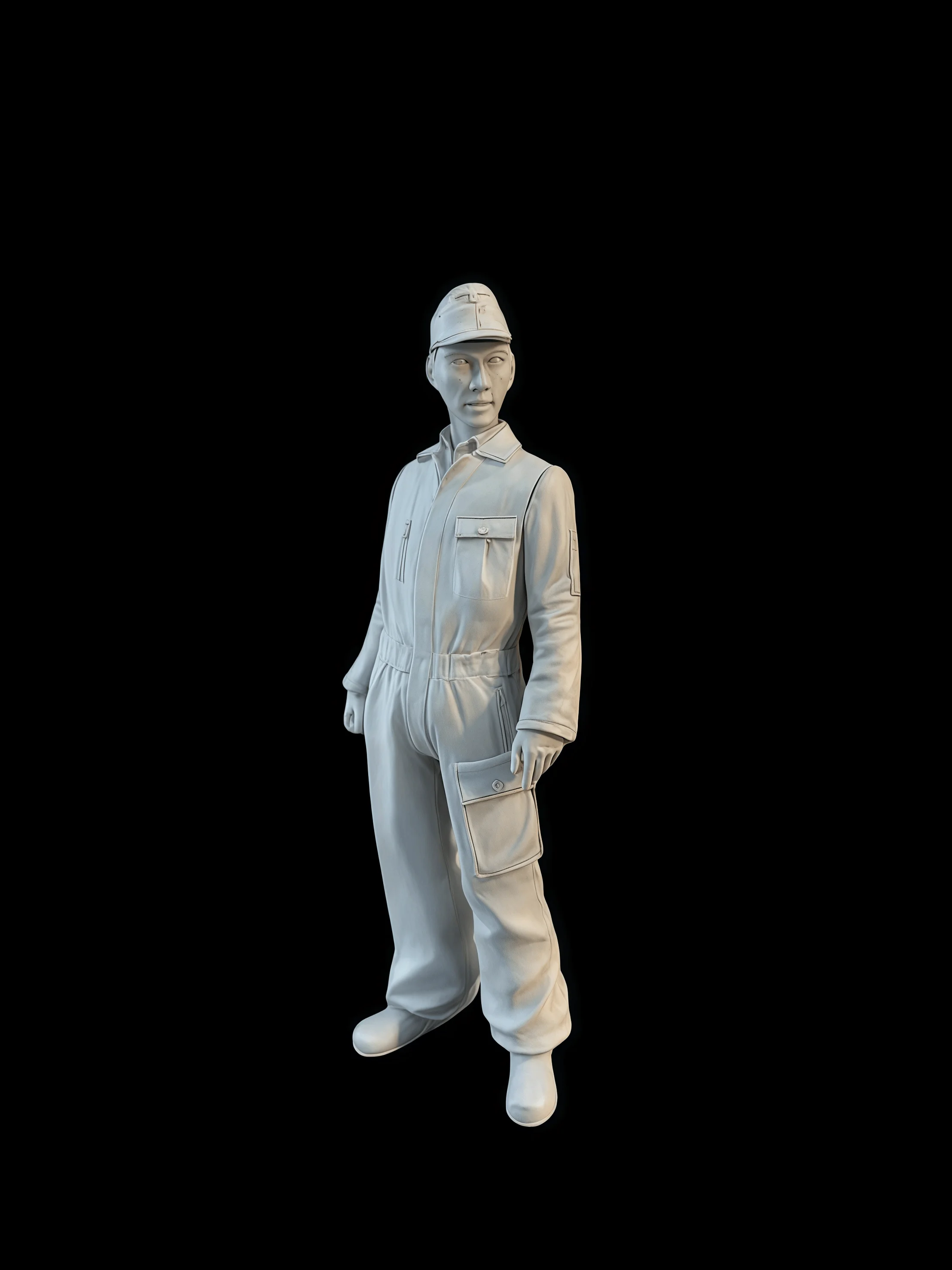 

1:20 Casting Resin Model Assembly Kit, GK， Mechanical engineer, unpainted needs to be assembled