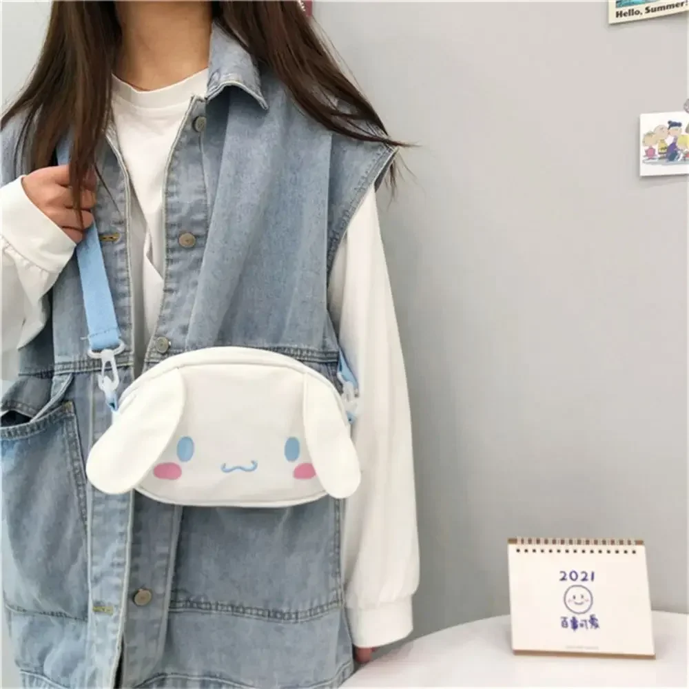 Sanurgente Cinnamoroll Crossbod Bag, Kuromi My Melody, Simple Hobos Chest for Students, Children Initiated Bags, Travel Backpack for Girl