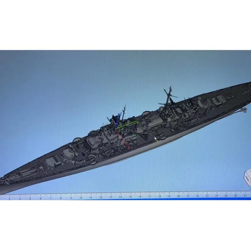 1/700 Hindenburg Class10 German Tier X Cruiser Model 3D Printed Assembled Toy Model Hobby Ship Warship Toy Model Hobby 14+Years