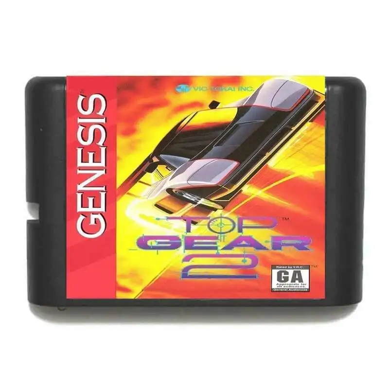 มาใหม่ล่าสุดการ์ดเกม MD 2 16bit สำหรับ Sega MEGA Drive for Genesis