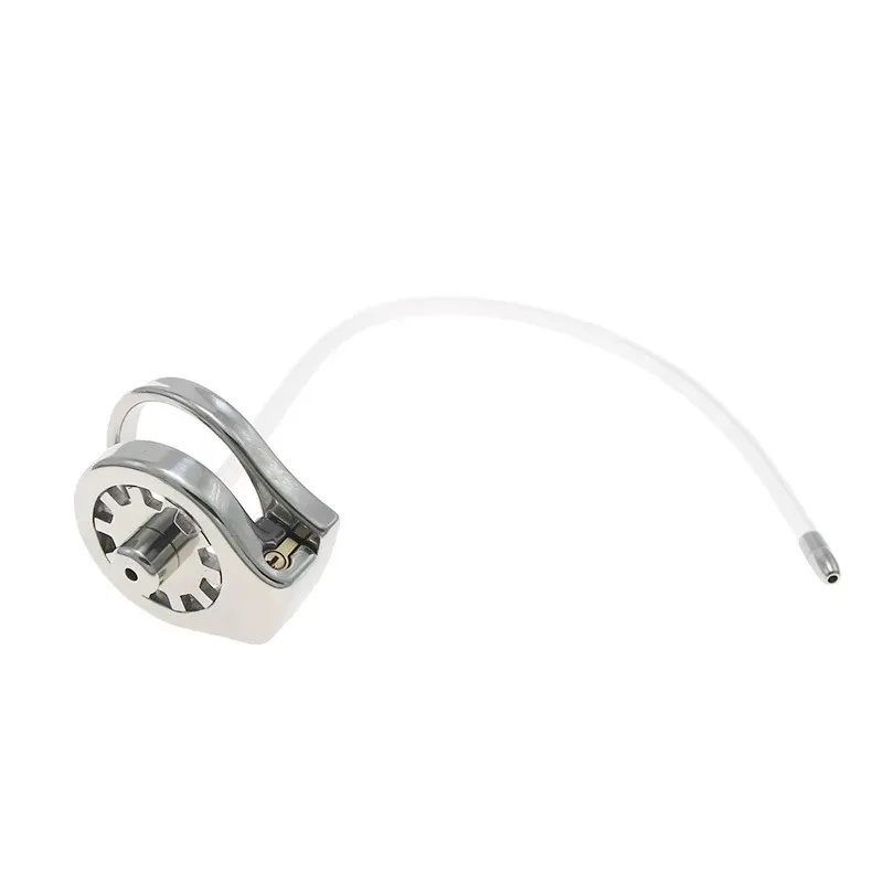 Cock Ring Penis Massage Cock Cage with Urethra Fetish Chastity Lock Ball Scrotum Stretcher Stealth Lock Male Chastity Device