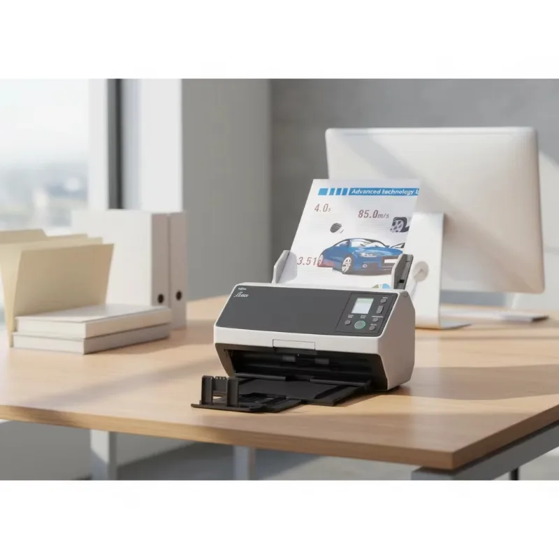Picture 6: RICOH Fujitsu Fi-8170 CIS Document Scanner Color Fully Automatic Double-Sided Batch High-Speed A4 Document Office USB Scanner