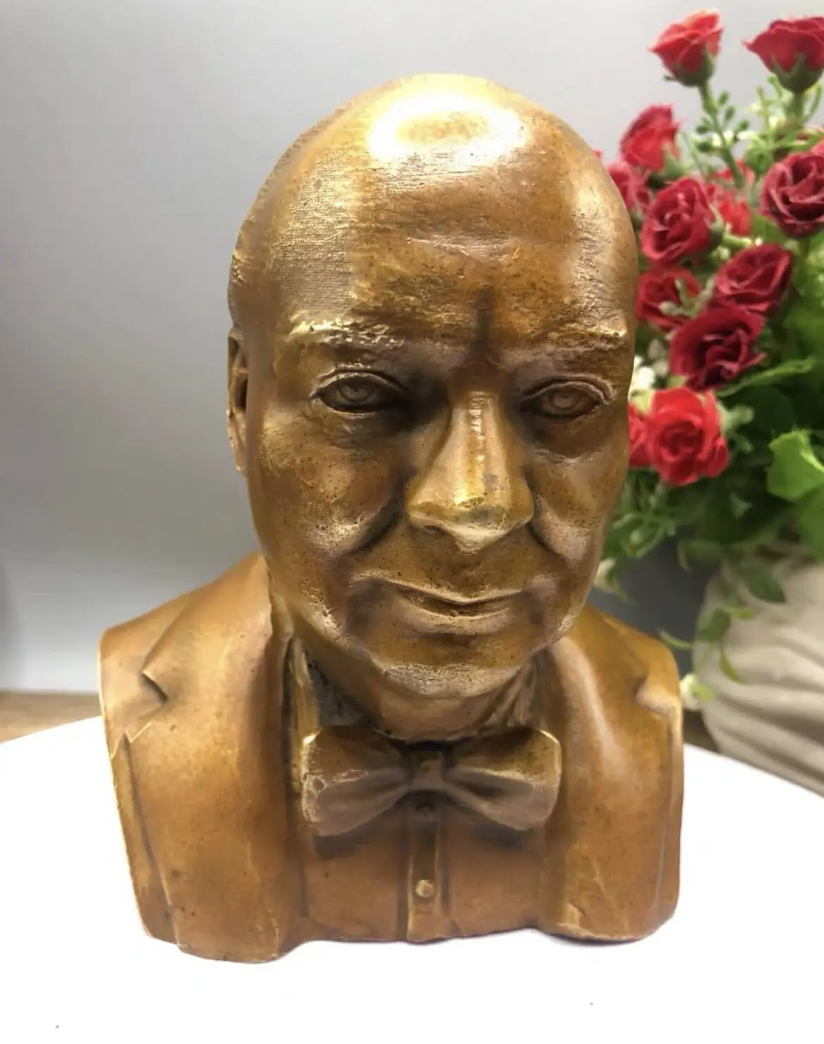 

Art Collection Bronze statue, Handmade Sculptures,World-famous Figures, "Winston Leonard Spencer Churchill",