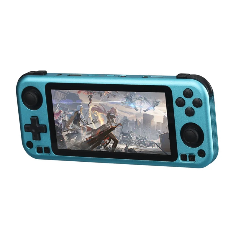 【تسوق الآن】وحدة تحكم ألعاب فيديو RG3566 16G + 128G 5.0 بوصة IPS شاشة تعمل باللمس مفتوحة المصدر مشغل ألعاب محمول لمحاكاة GBA GBC PSP #1