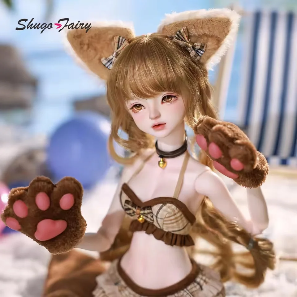 

Shugafairy Liano F 1/4 Ball Jointed BJD Doll - Full Set Swimsuit Party Panda Girl Collector Art Sculpted Curves Figure