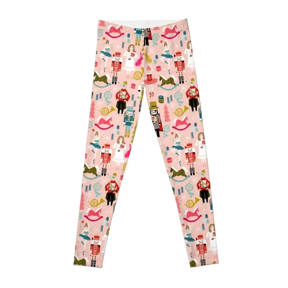 The Nutcracker - Blush by Andrea Lauren Leggings sport pants Jogger pants gym's clothing Womens Leggings