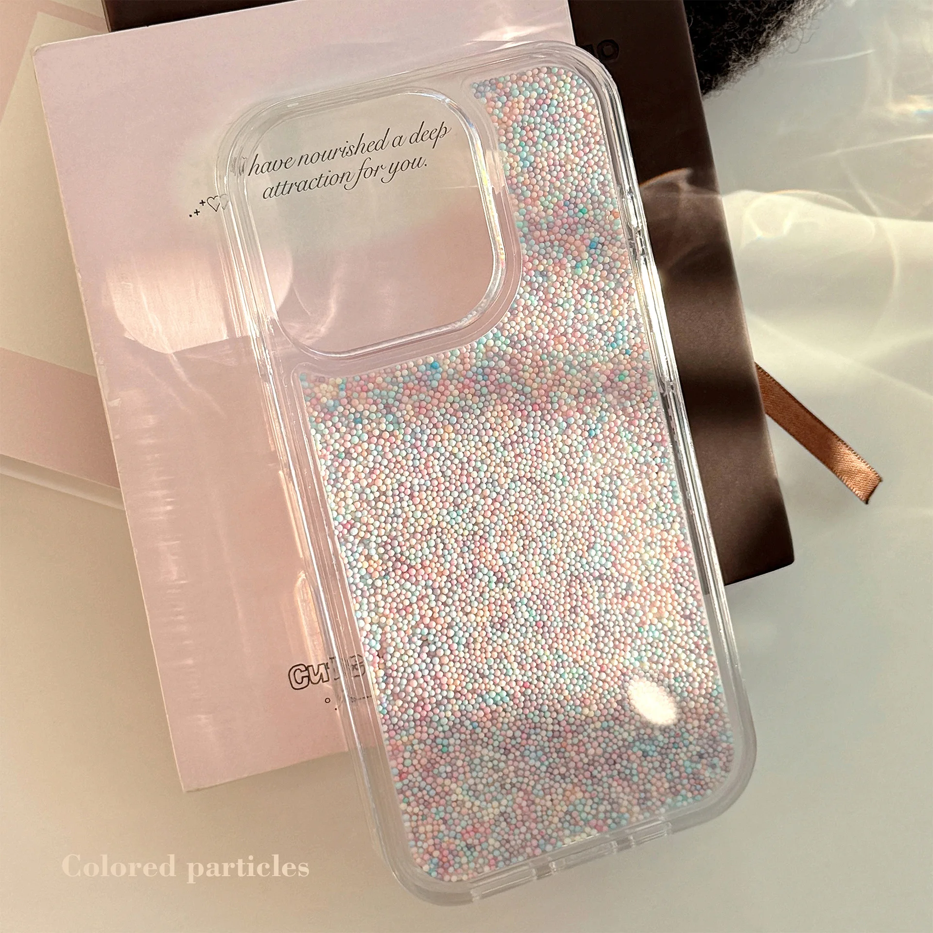 

Креативный простой противоударный защитный чехол для телефона цвета допамина с маленьким шариком для iPhone 16, 15, 14, 13 Pro Max Plus