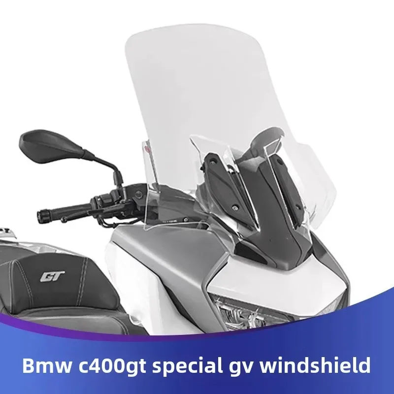 For BMW C400GT Motorcycle Windshield BMW  Motorcycle Windscreen Modification Windproof Rise Widen 56-76cm Motorcycle Supplies