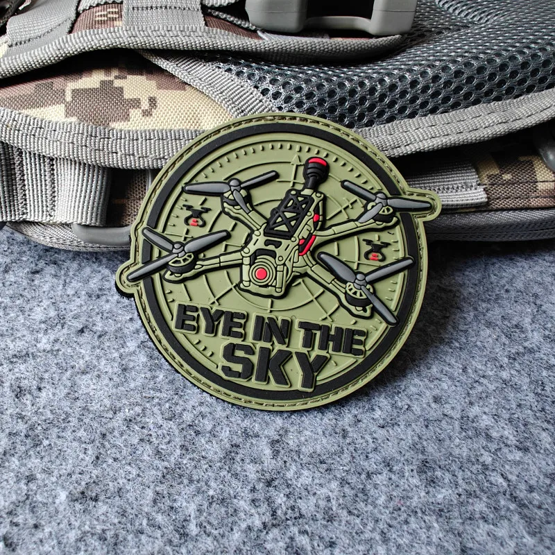 2026 neue PVC-Patches, Moralabzeichen, für Kleidung, Hüte, Rucksäcke usw., mit Klettverschluss