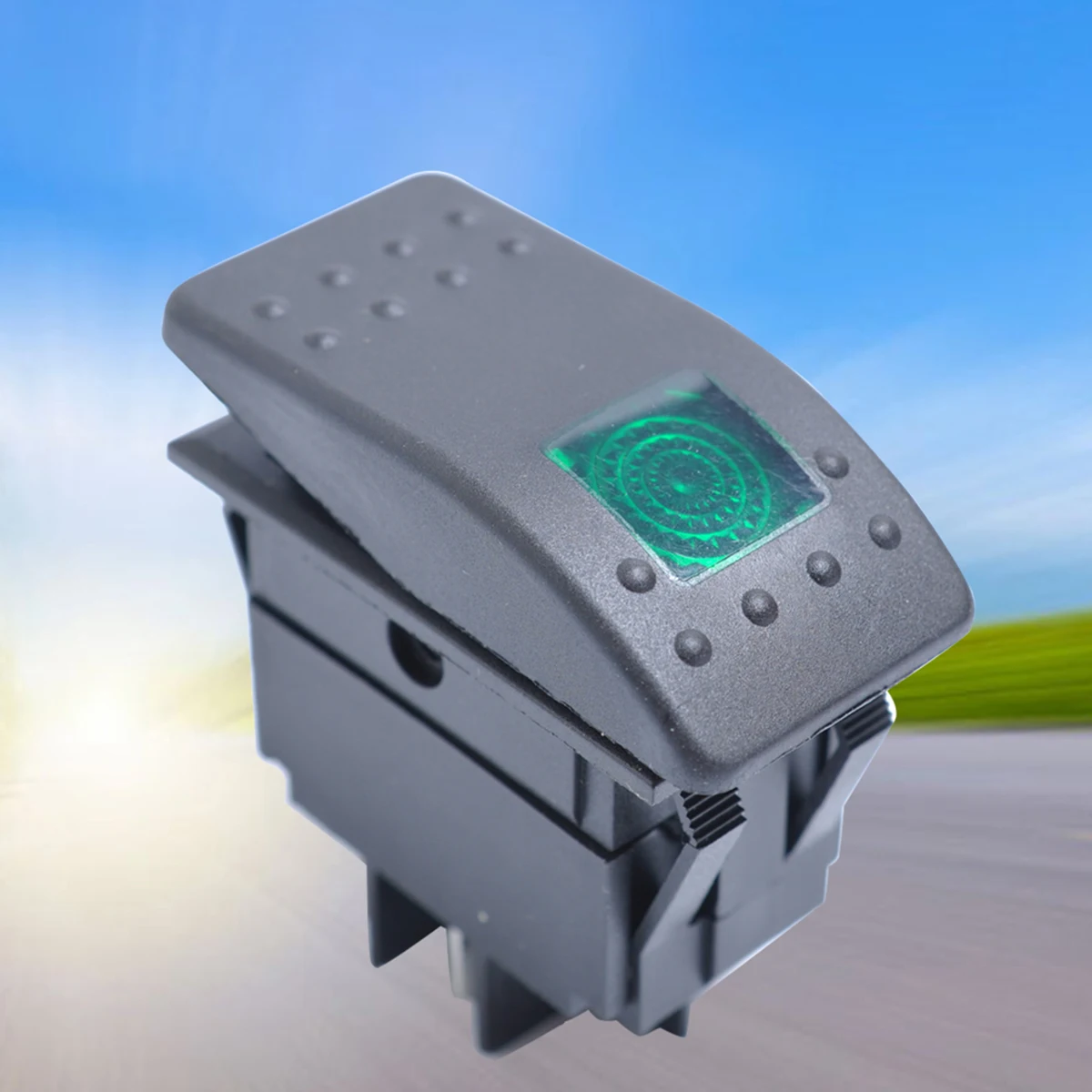 

12V Rocker Switch Button Waterproof Led Light Car Boat Control Small Durable 10000 Cycles Easy Install