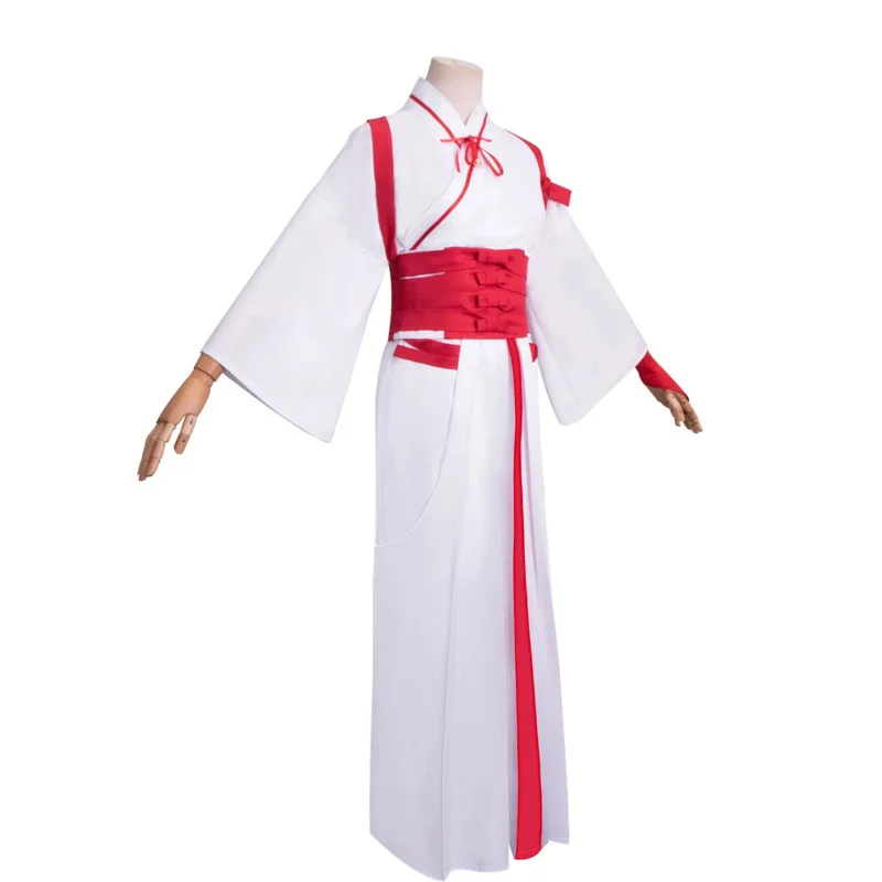 2025 yiyi Jigoku Raku Hell's Paradise Anime Yamada Sagiri Cosplay disfraz diadema peluca Kimono bata blanca uniforme Asaemon