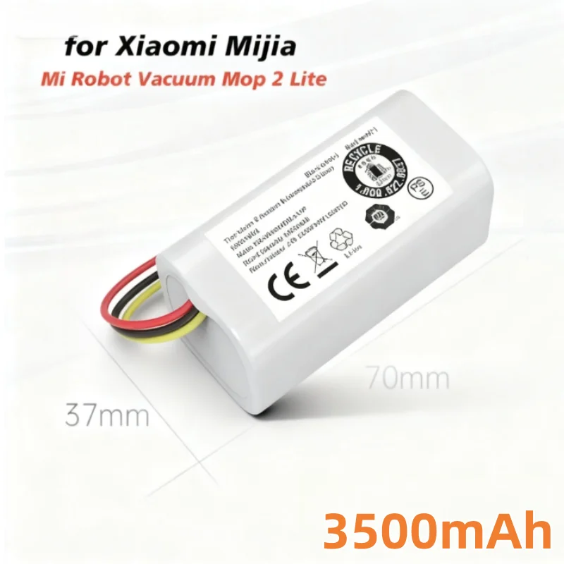 

011-4S1P 14.4V/14.8V 2600mAh Li-ion Battery for Xiaomi Mi Robot Vacuum Mop 2 Lite MJSTL, Compatible with E10 E12 B11 Model