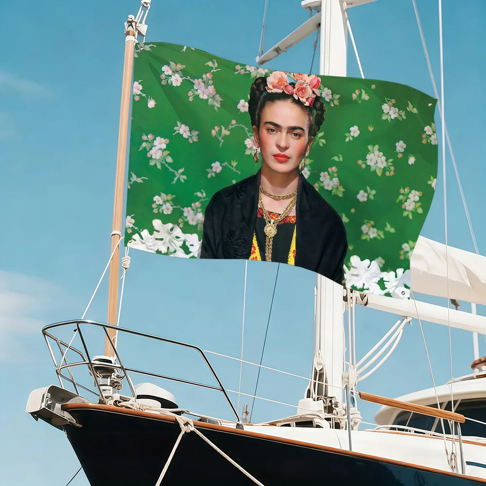 flag Art Sci Fi Room Home F-Frida Decor Wall Mount Home Decor K-Kahlo Artist Banner