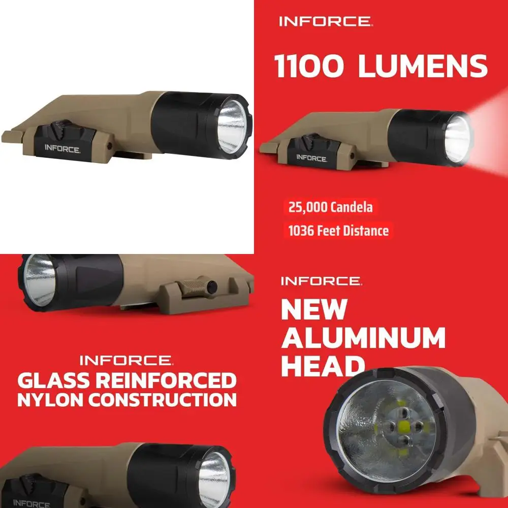 مصباح LED 1100 Lumen WMLx 3rd Gen، لمسة نهائية مسطحة للأرض الداكن، إضاءة خارجية عالية الكثافة