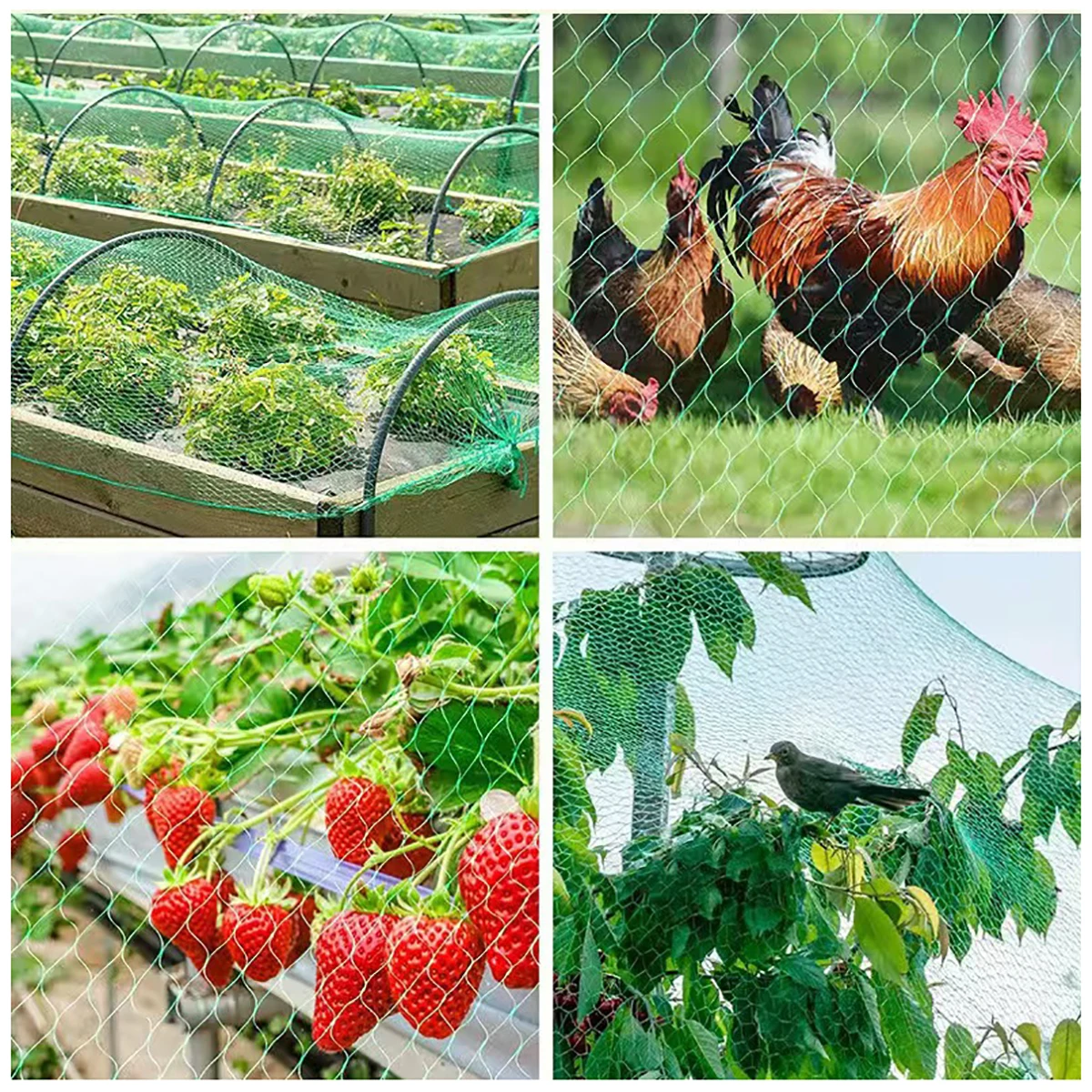 Anti Bird Netting Garden Orchard Fruits Crop Vegetable Flower Protection Mesh Net Nylon Stretch Fencing Pond Pool Protection Net - Image 4